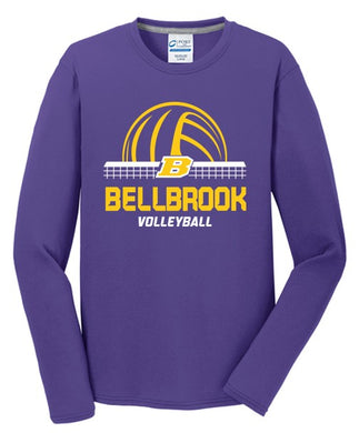 BHS Volleyball Purple Blend Long Sleeve Shirt