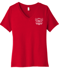 Reunion 2026 Ladies Red V-Neck Shirt