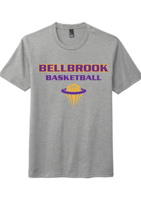 "Bellbrook Basketball" Heather Grey Tri-Blend Shirt