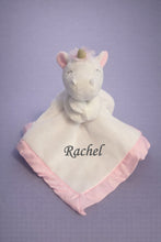 Baby Lovey - White & Pink Unicorn Security Blanket