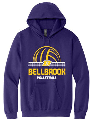BHS Volleyball Adult Purple Softstyle Hoodie