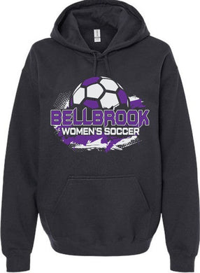 BHS Women's Soccer Adult Black Softstyle Hoodie