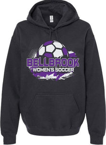BHS Women's Soccer Adult Black Softstyle Hoodie