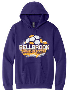 BHS Women's Soccer Adult Purple Softstyle Hoodie