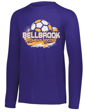 BHS Women's Soccer Adult Purple Long Sleeve Shirt