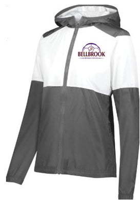 BHS Women's Soccer LADIES Grey/White Embroidered Jacket