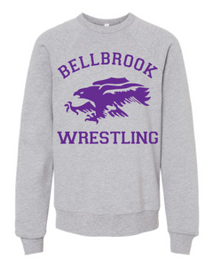 "Bellbrook Wrestling" Youth Athletic Heather Sweatshirt