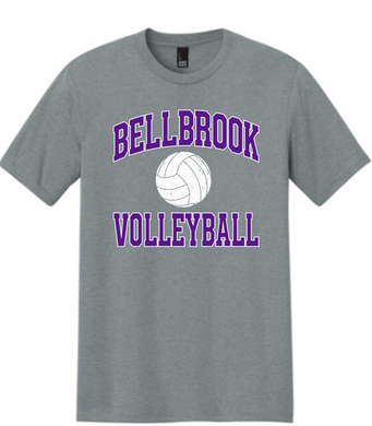 Bellbrook Middle School Volleyball Heather Grey Tri-Blend Shirt
