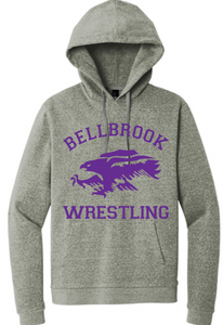 "Bellbrook Wrestling" Adult Grey Frost Hoodie