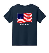 Reunion 2026 Bella Canvas Navy Childrens T-Shirt