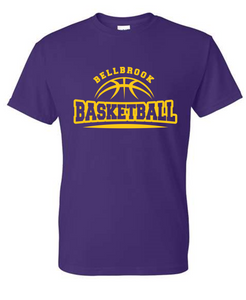 BMS Basketball Purple Spirit Wear T-Shirt