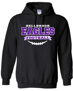 Wee Eagles "Bellbrook Eagles Football" Black Hoodie