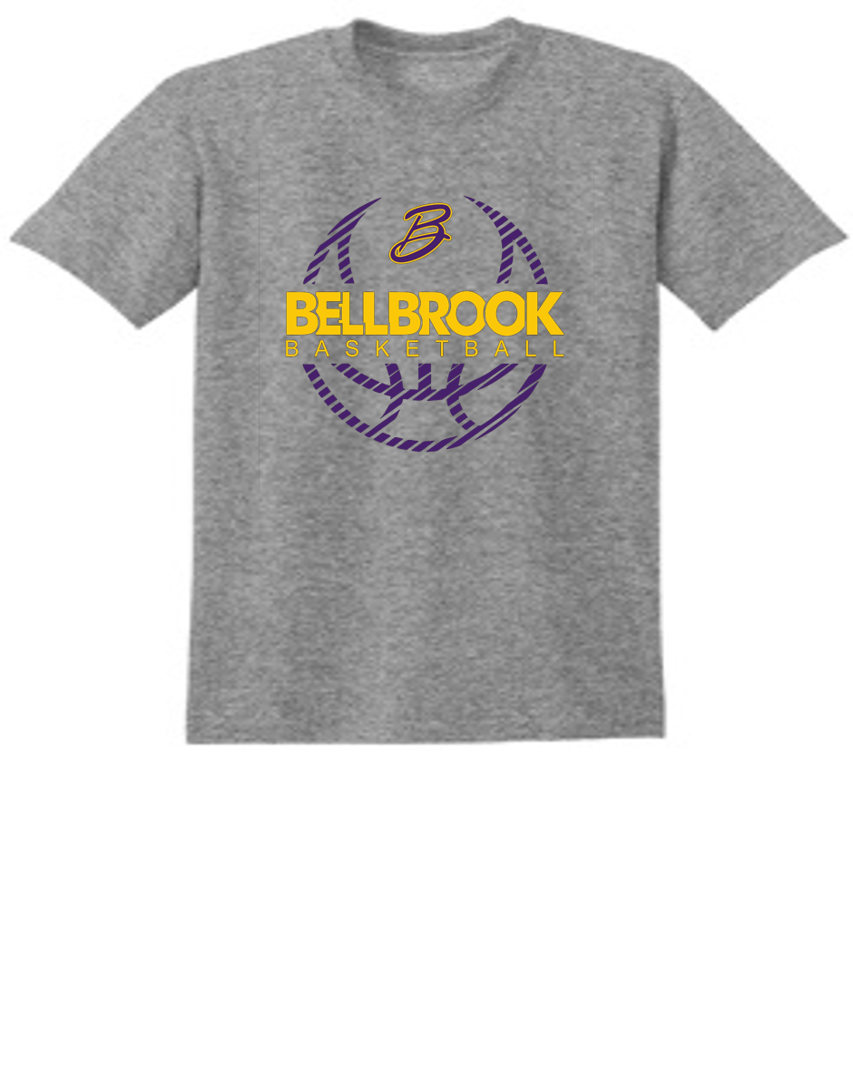 BHS Bellbrook Basketball Sport Grey T-Shirt