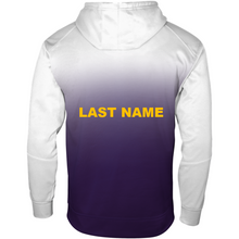 BHS Women's Soccer Adult Moisture Management Ombre Hoodie with Player Name on Back