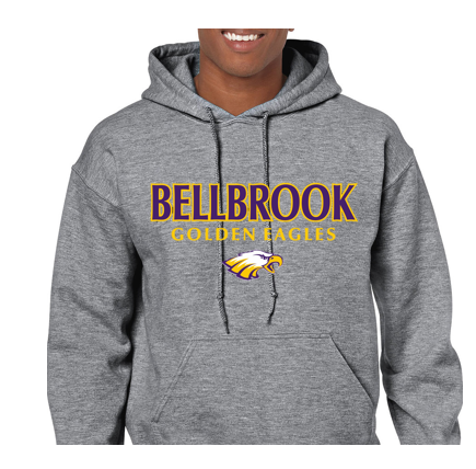 Bellbrook Golden Eagles Graphite Heather Hoodie