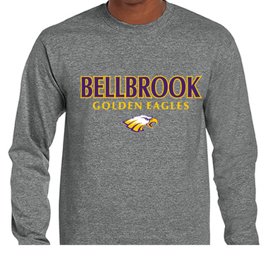 Bellbrook Golden Eagles Sport Grey Long Sleeve Shirt