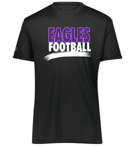 Wee Eagles "Eagles Football" Black Dri-Fit Shirt