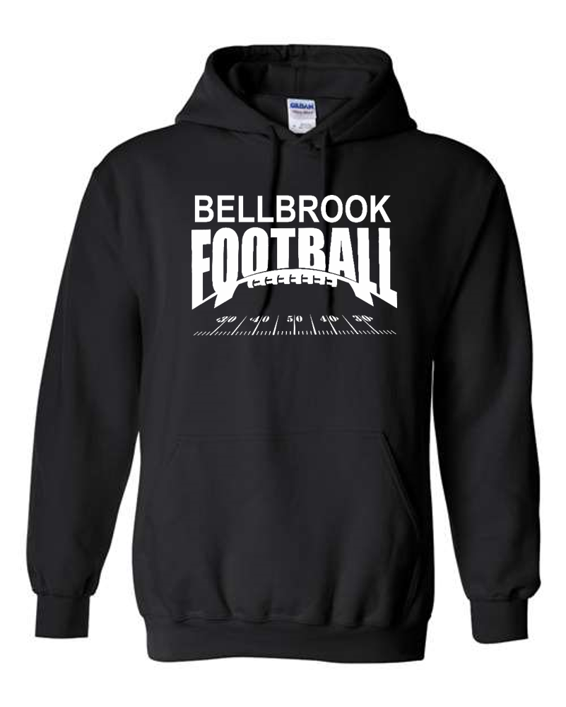 BMS Football Spiritwear Black Hoodie for Players & Parents