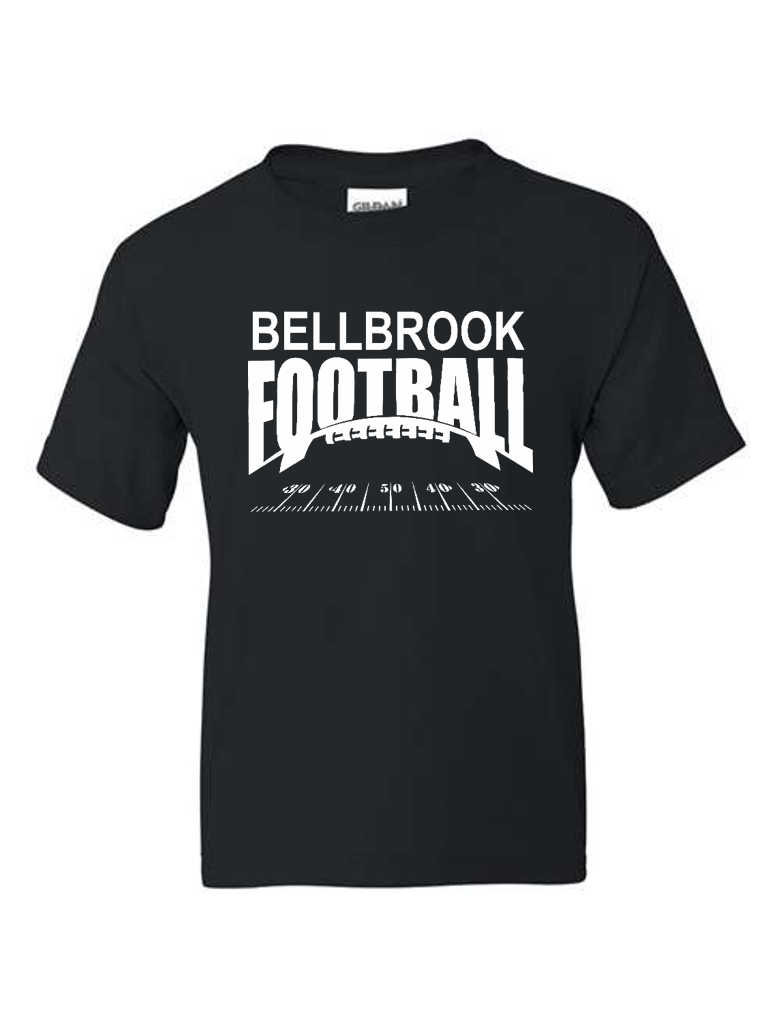 BMS Football Spiritwear Black T-Shirt for Players & Parents