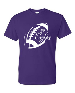 Wee Eagles "Go Eagles Football" Purple T-Shirt