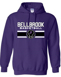 BMS Basketball Purple Spirit Wear 50/50 Hoodie
