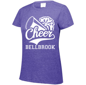 Wee Eagles Cheer "Bellbrook Cheer" Youth or Ladies Tri-Blend Shirt