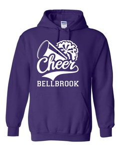 Wee Eagles Cheer "Bellbrook Cheer" Purple Hoodie