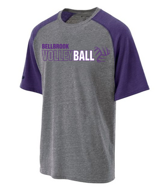 BHS Volleyball Adult Vintage Heather TriBlend Shirt