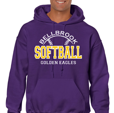 Bellbrook Softball Purple Hoodie