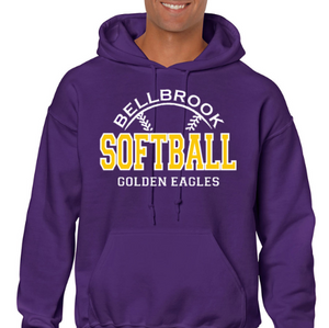 Bellbrook Softball Purple Hoodie