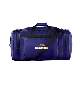 Wee Eagles Embroidered "Bellbrook" Basketball Duffle Bag - Purple/Black
