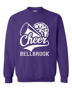 Wee Eagles Cheer "Bellbrook Cheer" Adult Purple Sweatshirt