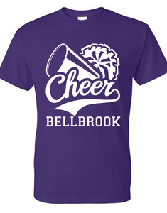 Wee Eagles Cheer "Bellbrook Cheer" Purple T-Shirt
