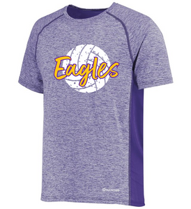 Bellbrook Middle School Volleyball Adult Coolcore® Purple Heather Shirt