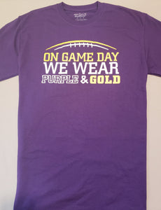 Game Day Purple & Gold T-Shirt